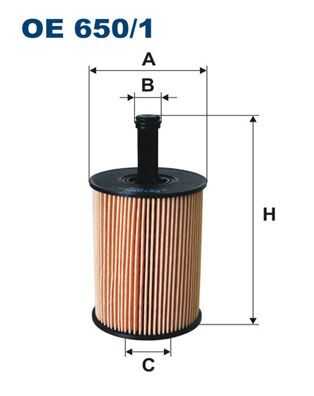 FILTRON OE650/1 Масляный фильтр