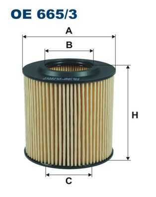 FILTRON OE665/3 Масляный фильтр