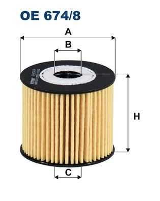 FILTRON OE 674/8 Фильтр масляный Hyundai/Kia D4FB/D4FE