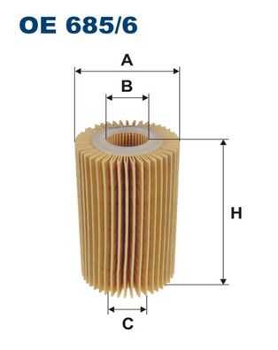 FILTRON OE685/6 Масляный фильтр