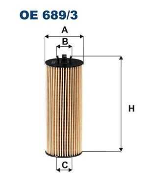 FILTRON OE 689/3 Фильтр масляный