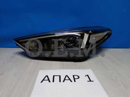 OEM OEM0045FL Фара левая Hyundai Tucson 3 2018-2021, галоген, дхо, темная