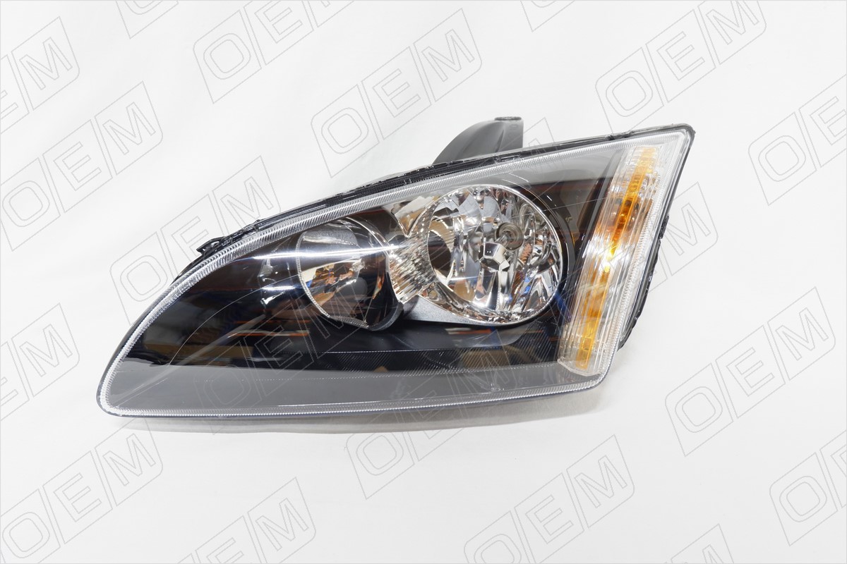 OEM OEM0120FL Фара левая Ford Focus 2 2004-2008, галоген, черная