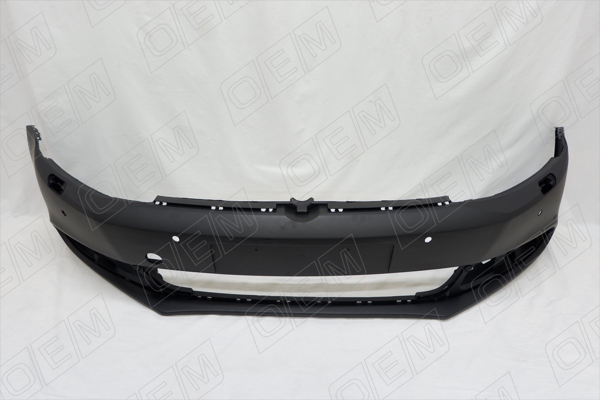 OEM OEM0181 Бампер передний Volkswagen Jetta 6 2010-2015, под парктроник, под фароомыватели