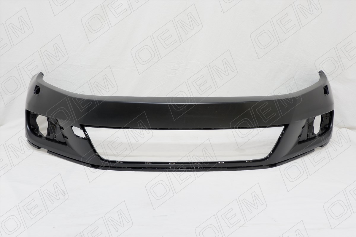 OEM OEM0183 Бампер передний Volkswagen Tiguan 1 2011-2016, под фароомыватели