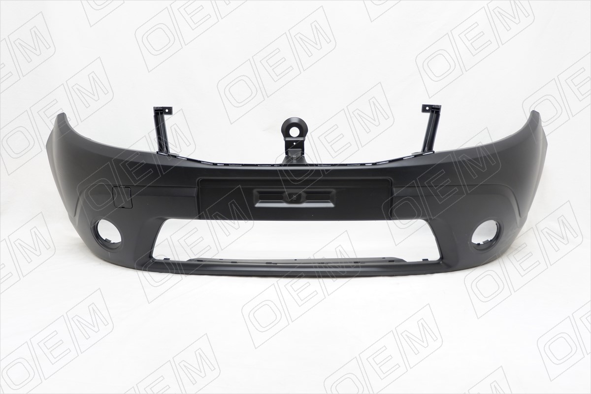 OEM OEM0695 Бампер передний Renault Sandero 1 (2009-2014) под ПТФ