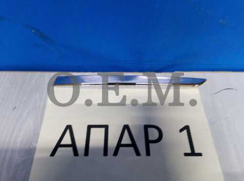 OEM OEM3331 Накладка решетки радиатора левая Renault Logan 2 2014-2018, хромированная