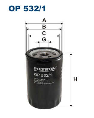 FILTRON OP 532 Фильтр масляный Ford