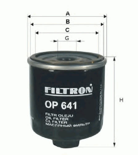 FILTRON OP 574 Масляный фильтр