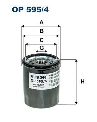 FILTRON OP5954 Фильтр масляный! Subaru Forester 2.0X/XT 13>, Toyota GT86 2.0 16V 12>;Масляный фильтр