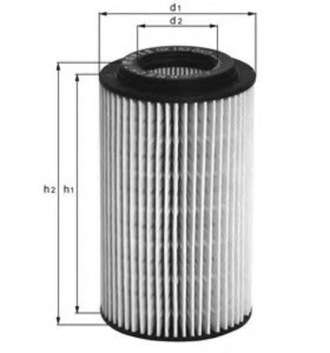 MAHLEKNECHT OX153D2 Масляный фильтр