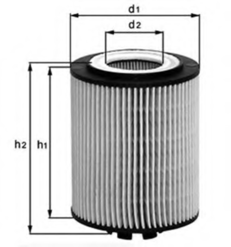 MAHLEKNECHT OX 367D Фильтр масляный