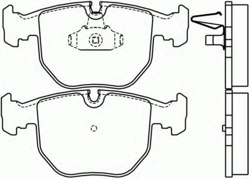 BREMBO P 06 021 Колодки тормозные передние дисковые