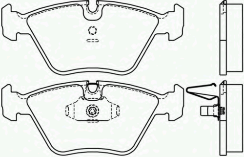 BREMBO P06022 270 15=FDB1074=571880B колодки дисковые п. BMW E39 2.0i-2.8i/2.5TDi 95-96