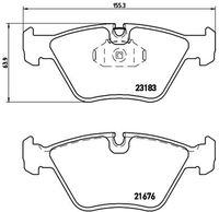 BREMBO P 06 043X Колодки дисковые передние! XTRA BMW E46 3.0i/Ci/CD/D/DX/ix 00>/E83 2.0D/2.5i 04-10