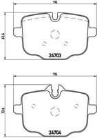 BREMBO P 06 061 Комплект тормозных колодок, дисковый тормоз