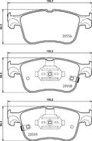 BREMBO P24218 Колодки тормозные дисковые перед