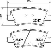 BREMBO P30094 Колодки дисковые задние! KIA Rio III/Sephia/Shuma, Hyundai Solaris/Accent 1.4/1.6/1.8i 10>