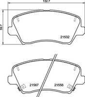 BREMBO P 30 123 Комплект тормозных колодок, дисковый тормоз