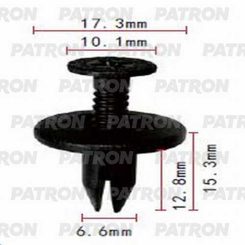 PATRON P370774 Клипса пластмассовая Ford применяемость внутренняя отделка, брызговики