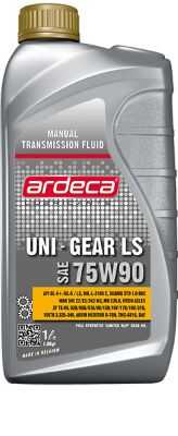 ARDECA P40011-ARD001 Масло трансмиссионное Ardeca UNI-GEAR LS 75W90 (API GL-5), 1 L синтетическое