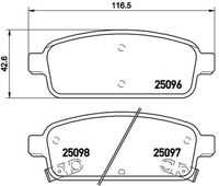 BREMBO P59080 Комплект тормозных колодок, дисковый тормоз