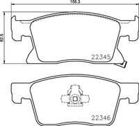 BREMBO P59091 Колодки дисковые пер.! Opel Astra K 15>