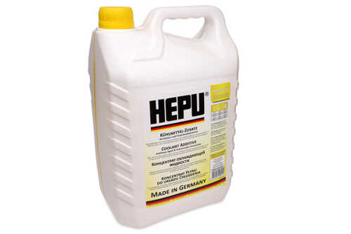 HEPU P999-YLW-005 Антифриз желт.5l конц. 1:1 -40°C