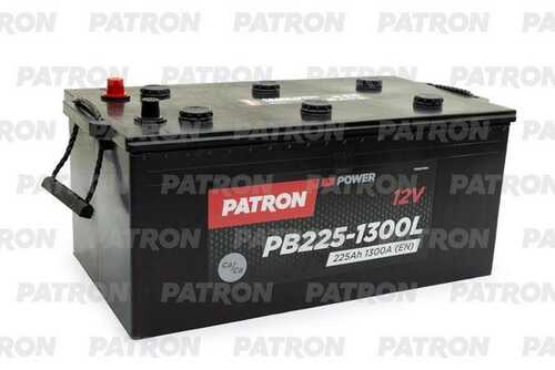 PATRON PB2251300L Аккумулятор POWER 12V 225AH 1300A (L+) B3 518x279x240mm 54,9kg