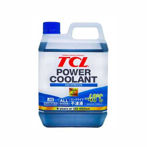 TCL PC2-40B Антифриз POWER COOLANT -40C синий, длительного действия, 2 л