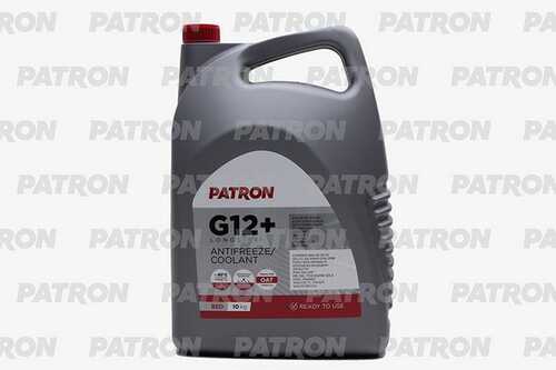 PATRON PCF2010 Антифриз 10кг (8.9л) - красный, RED G12+, TL 774-D/F, G012A8DA1, G012A8FA1, WSS-M97B4