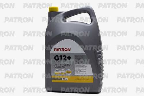 PATRON PCF5010 Антифриз 10кг (8.9л) - желтый YELLOW G12+, TL 774-D/F, G012A8FA1, DAF 325.2/325.3/326.0/326.3