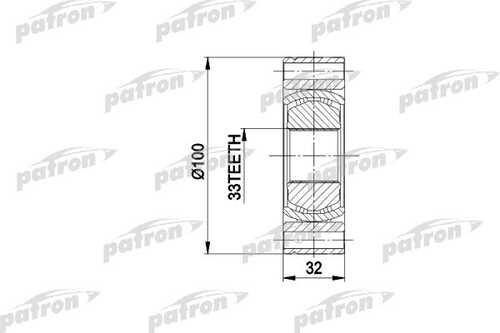 PATRON PCV3001 ШРУС внутр/наружн комплект VW: TRANSPORTER т2 1.6 -7.92