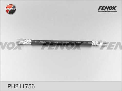 FENOX PH211756 854708=11.21109=1182F [811611775] шланг торм. зад. л. Audi 80/90 1.3-1.9TDi <92 L=230