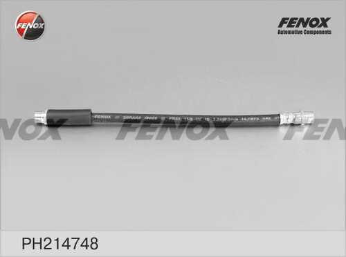 FENOX PH214748 854759=11.21137 [893611707] шланг торм. пер. Audi 80/90 1.6-2.8 88> L=285