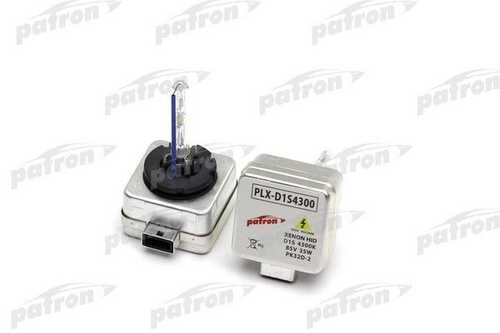 PATRON PLX-D1S4300 Лампа газоразрядная D1S 85V 35W PK32d-2 4300K сделано в корее