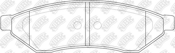 NIBK PN0375 - колодки дисковые з. Daewoo Evanda 2.0i 02>