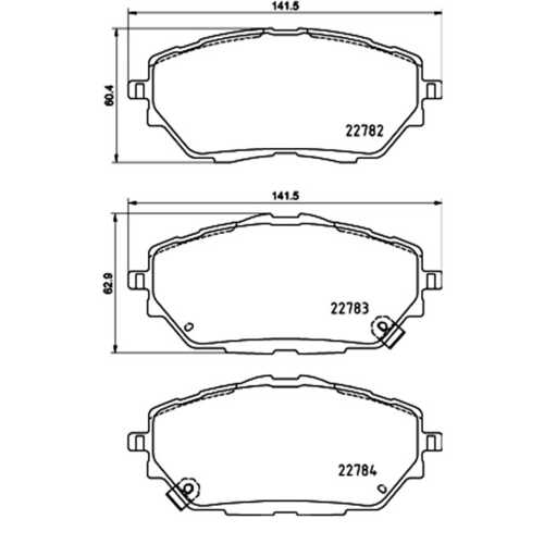 NIBK PN1858 Колодки тормозные дисковые передние! Toyota Corolla 19>