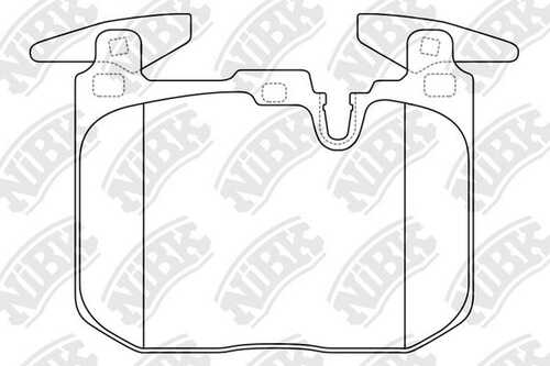 NIBK PN32003 Колодки тормозные дисковые