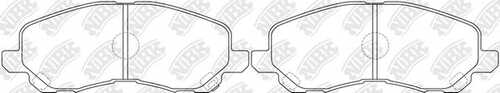 NIBK PN3469 Комплект тормозных колодок, дисковый тормоз