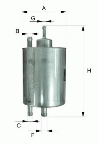 FILTRON PP 832/2 Фильтр топливный! BMW E39 2.2-4.0 96-04/E38 3.5-4.0 98>/X5 3.0-4.6 99>