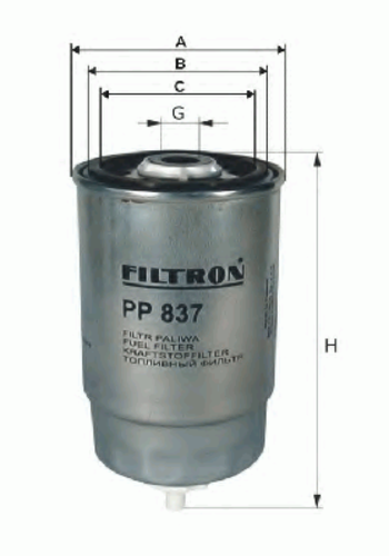 FILTRON PP857/1 Фильтр топливный! Nissan Almera II/Pathfinder/Primera/Serena 2.2D-3.0D 95>