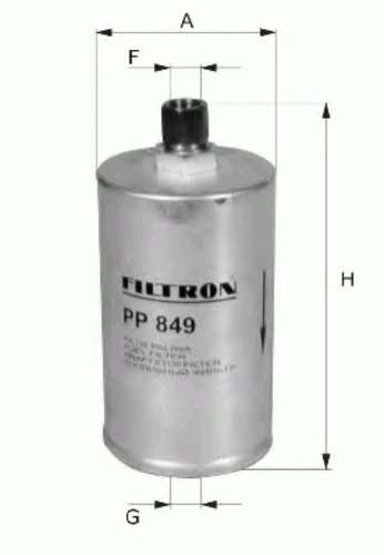 FILTRON PP859 Фильтр топливный! Daewoo Espero/Nexia 1.5i-2.0 95>, Rover 200/400 1.4-2.0 90>