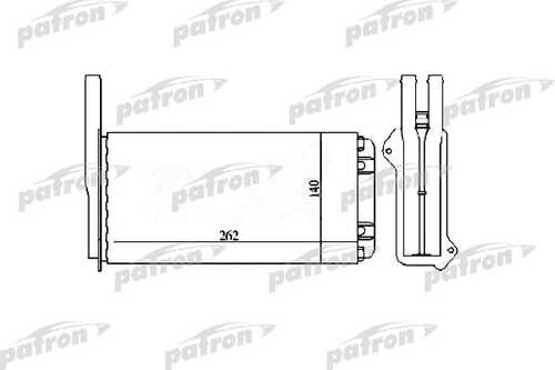 PATRON PRS2034 Радиатор отопителя FORD: ESCOR 1.3-1.8TD
