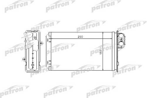 PATRON PRS2056 Теплообменник, отопление салона