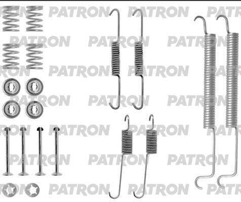 PATRON PSRK0031 Комплект монтажный тормозных колодок барабанных CITROEN BERLINGO 96-, BERLINGO фургон 96-, PEUGEOT