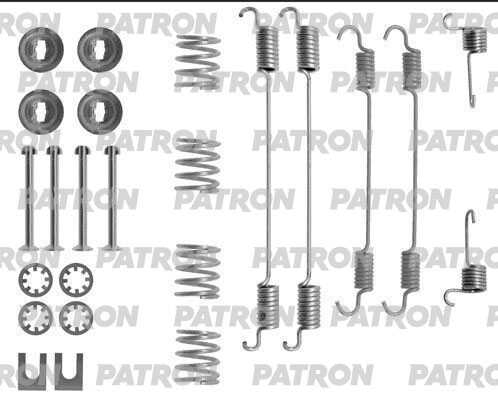 PATRON PSRK0061 Комплект монтажный тормозных колодок барабанных CITROEN: ZX BREAK 93-97