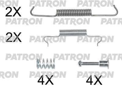 PATRON PSRK0245 Комплект монтажный тормозных колодок барабанных KIA: SPORTAGE (JE) 04-
