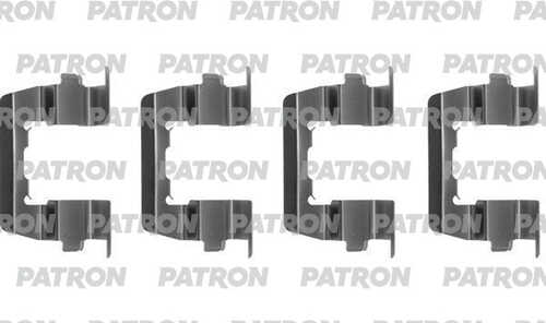 PATRON PSRK1090 Комплект монтажный тормозных колодок дисковых HYUNDAI:ACCENT (LC) 01.00-,ACCENT седан (LC) 01.00-,AC