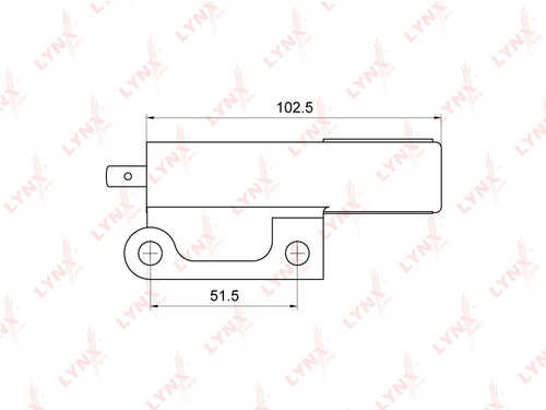 LYNX PT-1013 Натяжитель ремня ГРМ! Mitsubishi Pajero 3.0 V6 94>